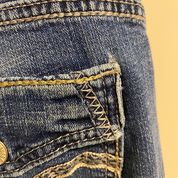 Levis Jeans 14 M 529 Curvy Bootcut Stretch Blue Denim 14M Boot Cut - Picture 4 of 9